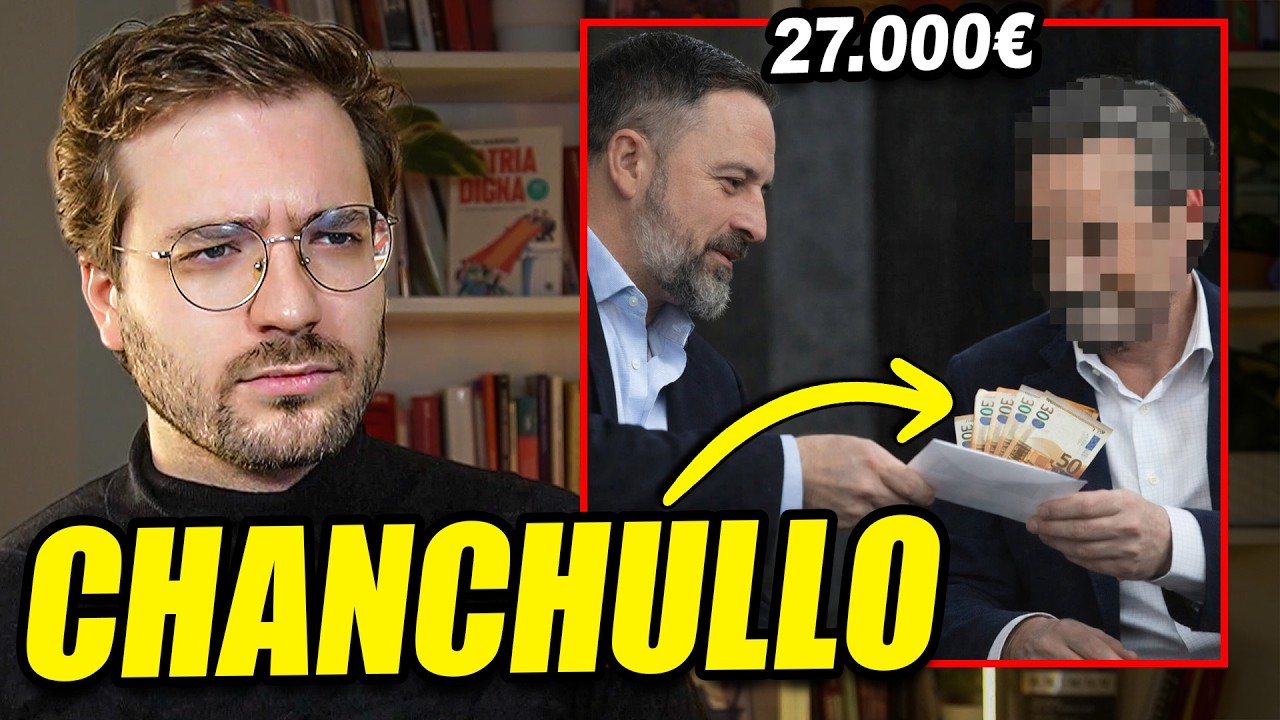 ABASCAL PILLADO CON LAS MANOS EN LA MASA. PAGA 27.000 EUROS AL MES A SU AMIGO.