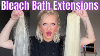 FIRST TO BLEACH BATH Hair Extensions BEST RESULTS