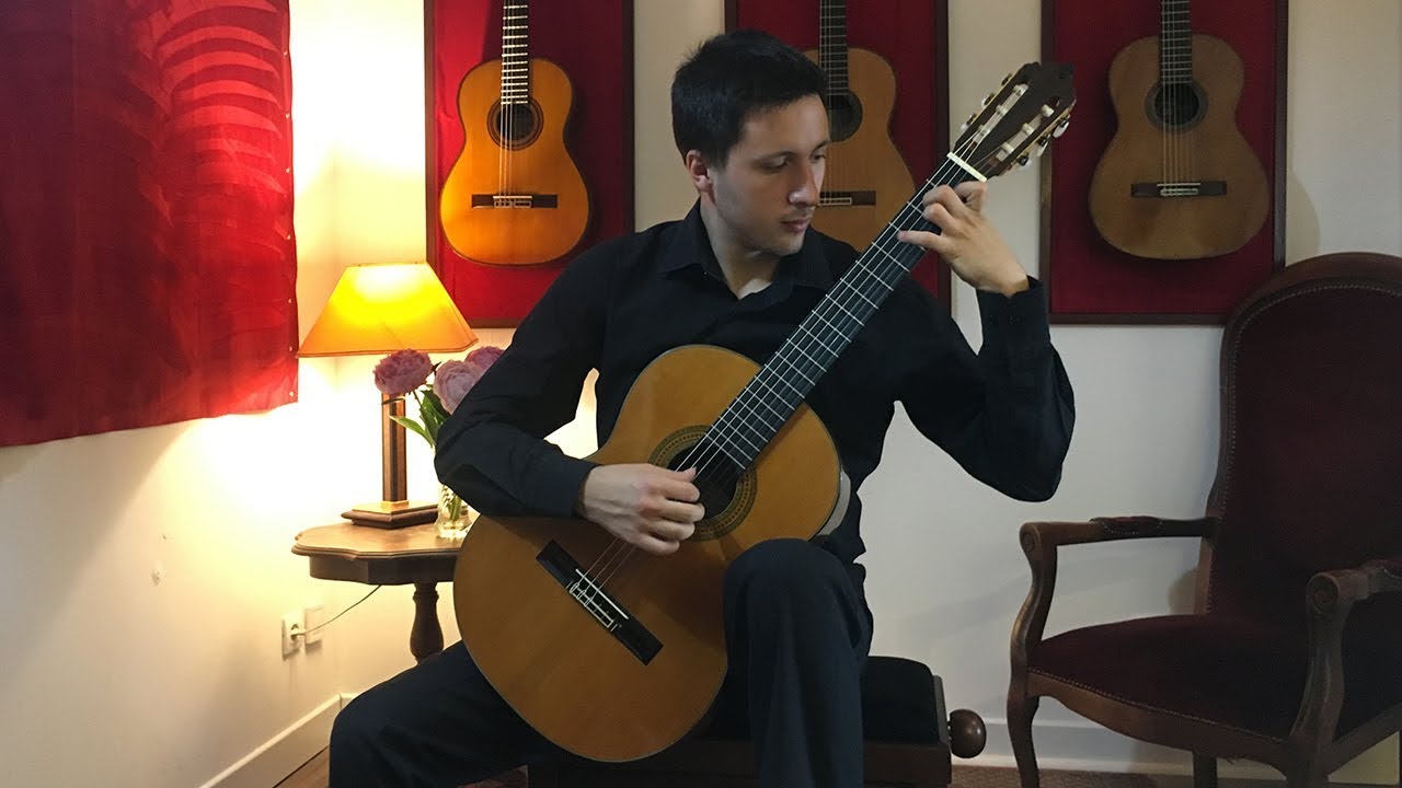 Lovro Peretić plays Barrios "Mazurka Appassionata" (Guitar : 1981 Ignacio Fleta e hijos)