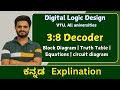 3:8 Decoder | digital electronics| VTU, All Universities