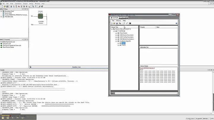 Use a Xilinx Programming cable with your Papilio FPGA board.