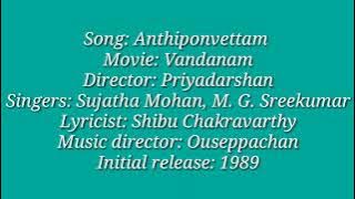 Anthiponvettam | DJ Remix Karaoke | Malayalam