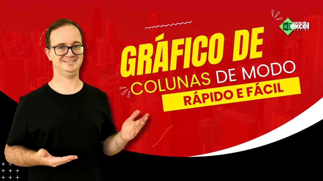 Como Fazer Gráfico de Colunas Rápido e Fácil
