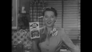 VINTAGE 1953 BETTY CROCKER MARBLE CAKE COMMERCIAL - GREAT LOOKING 