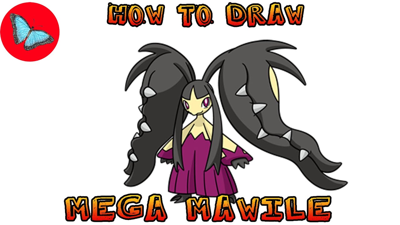 Tutorial de Desenho Mawile + Mega Mawile