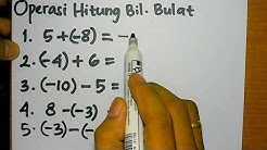 Operasi hitung bilangan bulat negatif dan positif - Durasi: 2.59. 