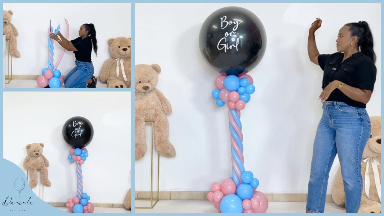 ✨COME REALIZZARE UN PALLONCINO  PER 💙🎀GENDER REVEAL🎀💙- SENZA ELIO ✨