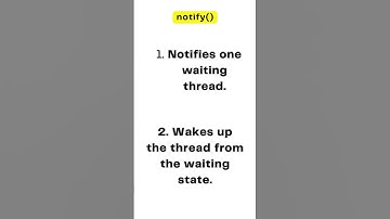 wait(). notify() and notifyAll() in java #corejava #javamultithreading #javathreads #java