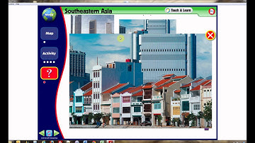 Map Skills: Asia Interactive Whiteboard Software