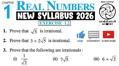 Exercise 1.2 | Ch 1 Real Numbers | Class 10 Maths | NCERT New Syllabus