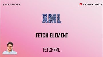 FetchXML - Fetch Element