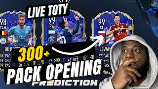 300+ TEAM OF THE YEAR PACK OPENNING!!!! LIVE