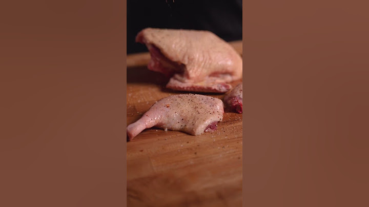Fresh vs Dry Aged Duck
