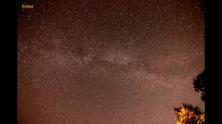 Milkyway, Satellites - Timelapse, 28.07.2019