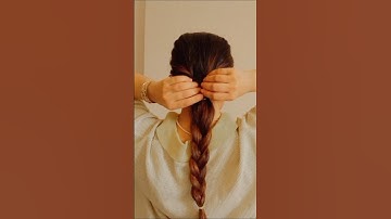 Braid hack so it actually stays #shorts #youtube #youtubeshorts #hack