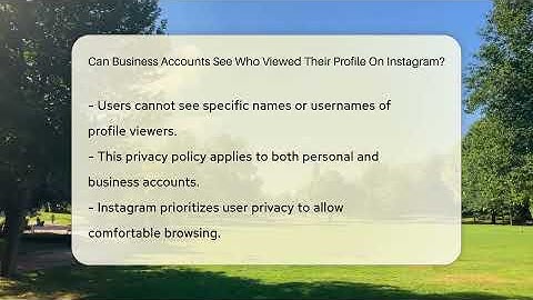 Can Business Accounts See Who Viewed Their Profile On Instagram? - Everyday-Networking