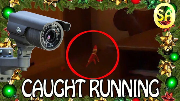 Elf on a shelf caught moving on camera FULL CCTV VIDEO