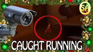 Elf on a shelf caught moving on camera FULL CCTV VIDEO