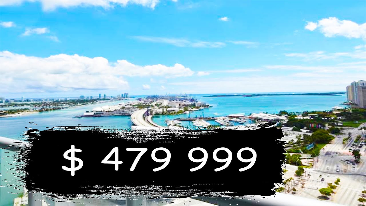 Touring a MIAMI 479.000 Corner Sky Home Condo Apartment for Sale