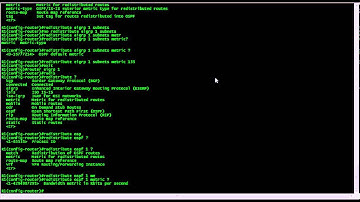 How to configure basic OSPF - EIGRP Redistribution