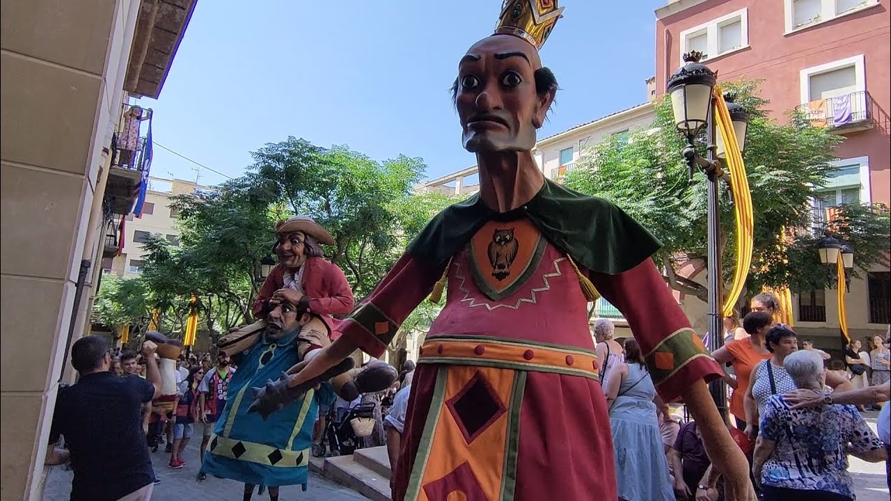 Bufi dels Gegants Bojos a la Festa Major de Falset 15/08/2022