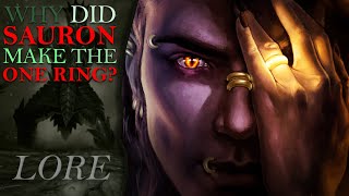 Why Did SAURON Make the ONE RING? | The Powers & Purpose of the Rings | Middle-Earth Lore