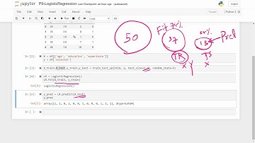 Practical 9 - Logistic Regression