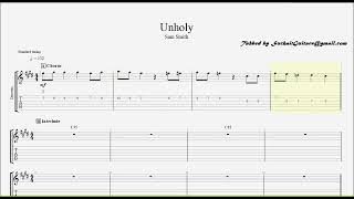 Unholy - Sam Smith Guitar Lesson (Lead Melody & Chords)