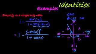 Fundamental trig identities example 5