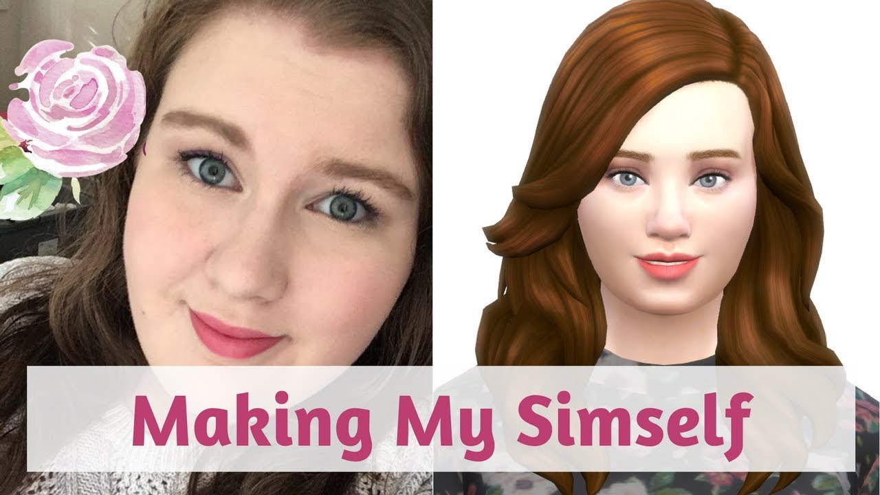 Making Myself Into a Sim - Sims 4 - CAS - YouTube