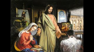 Вера Вечна. Картина &quot;Иисус благословляет постную пищу 29 декабря, ибо Рождество 7 января