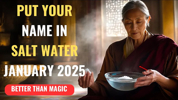 Put YOUR NAME in SALT WATER and get ready to have everything you want| THIS 2025|BUDDHIST TEACHINGS