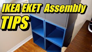 IKEA EKET Modular Storage Cabinet Assembly Tips