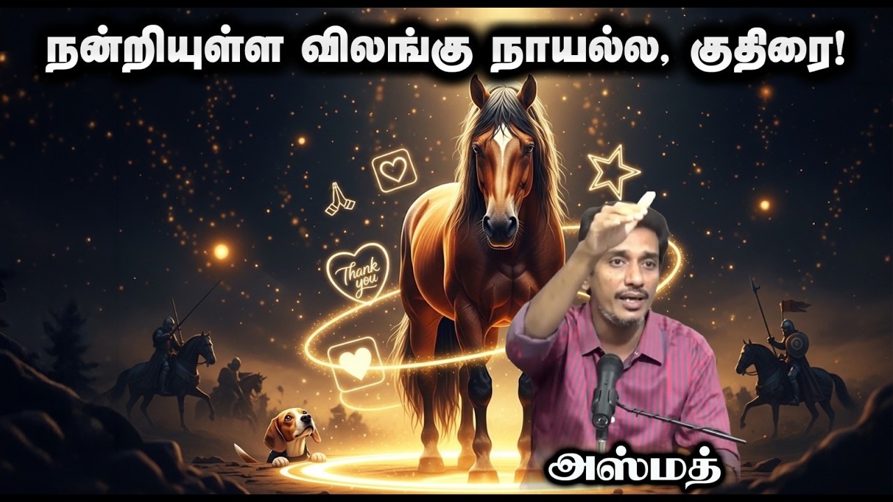 நன்றியுள்ள விலங்கு நாயல்ல, குதிரை!┇அஸ்மத்┇01.03.26┇Way to Paradise