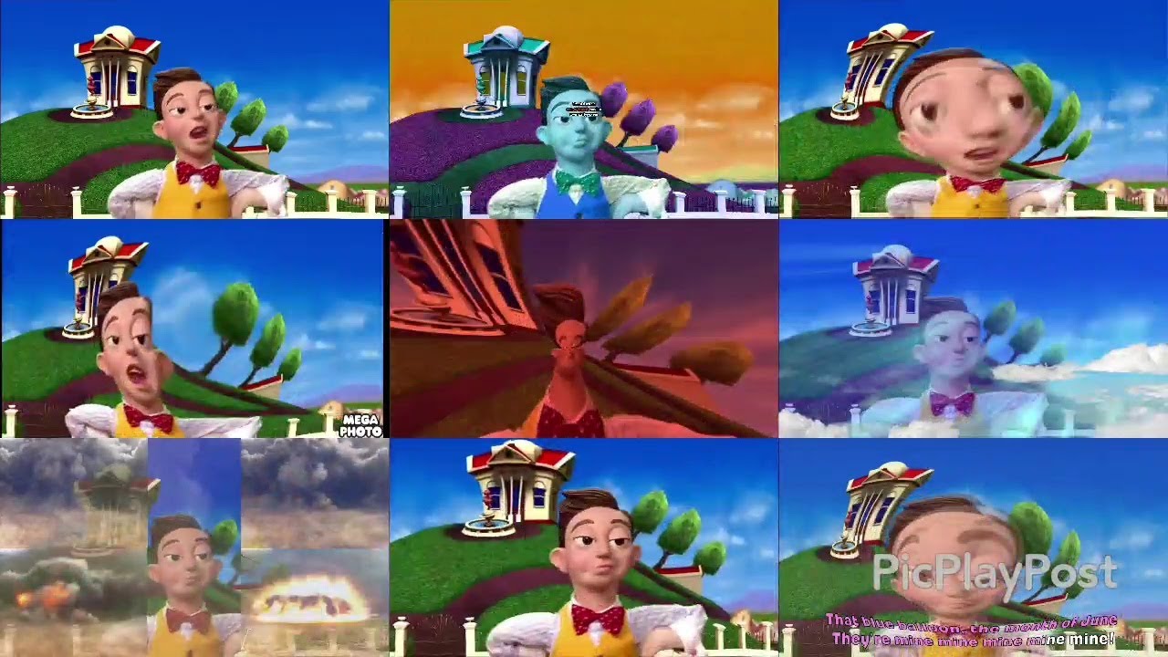 The mine song but its mashup of 9 Videos (Without Muted 4 Videos)