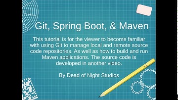 Git, Spring Boot, & Maven - 2020