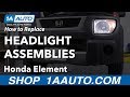 How to Replace Headlight 2003-06 Honda Element