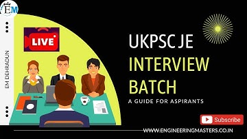 UKPSC JE - Interview Guideline Program