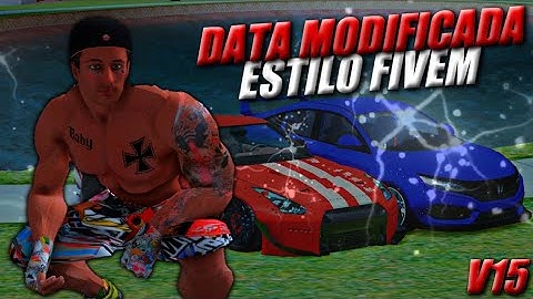 SAIU! DATA MODIFICADA ESTILO FIVEM V15 (Sem Bug de Render) P/ SAMP LAUNCHER E PC FRACO
