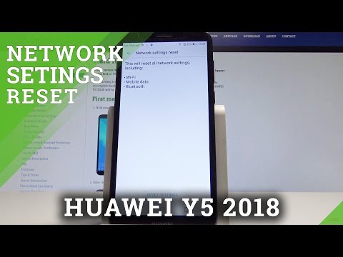 Reset Network Settings HUAWEI Y5 2018