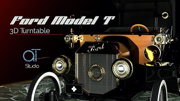 Ford model T ( Modified) 3D Turntable #3d #ford #car