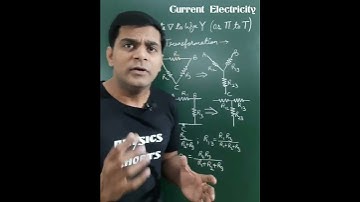 Delta ∆ to Wye Y (or π to T) Transformation @PhysicsShortsByVirendra