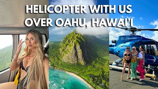 Helicopter With Me Over Oahu, Hawai'i