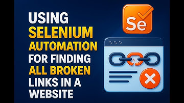 Using Selenium Automation tool for finding all the broken links across the website