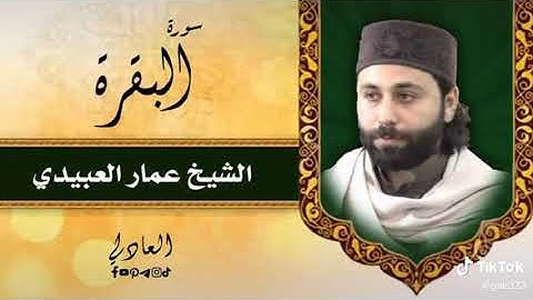 القارئ عمار العبيدي  سورة البقرة