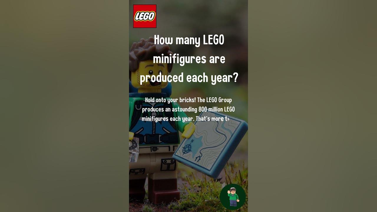 How many LEGO minifigures are produced each year? YouTube