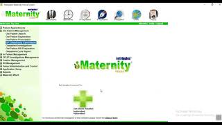 Maternity Home & Nursing Software training and installation demo screenshot 1