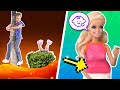 Barbie  the floor is lava challenge and barbies baby surprise  ep122