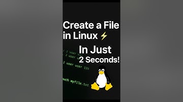 Create a File in Linux | Create a File in Linux Using One Command | #shorts