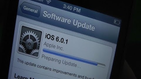 iOS 6.0.1 - How to install iOS 6.0.1